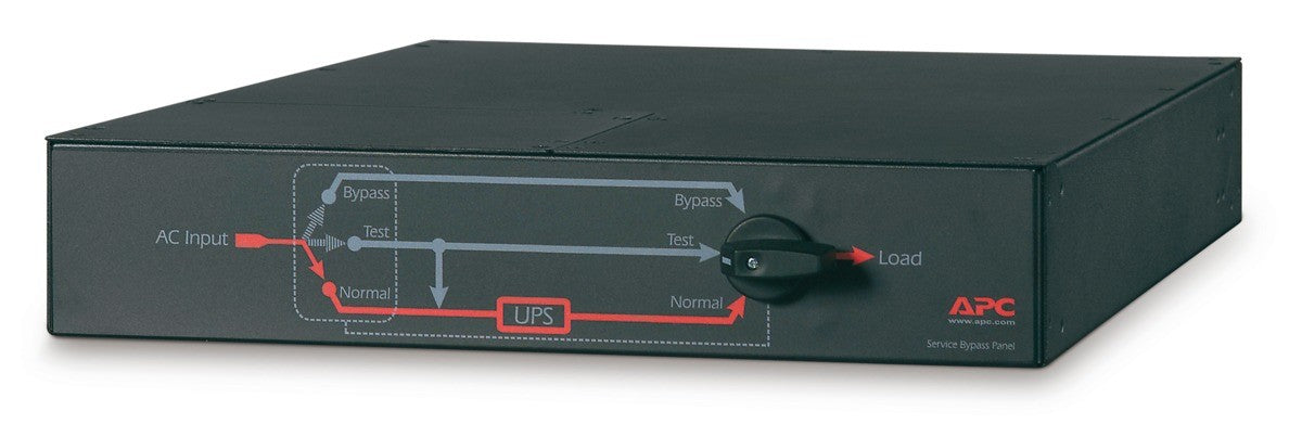 APC Service Bypass Panel Bypass switch rack-mountable AC 230V output connectors 10 2U 19 Black