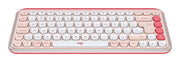 Logitech 920-013073 clavier Universel Bluetooth QWERTY US International Rose
