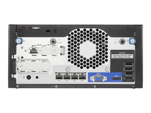 HPE ProLiant MicroServer Gen10+ v2 Intel Xeon E-2314 4-Core (2.80GHz 8MB) 16GB (1 x 16GB) 4 x Non-Hot Plug 3.5in Intel VROC RAID 180W
