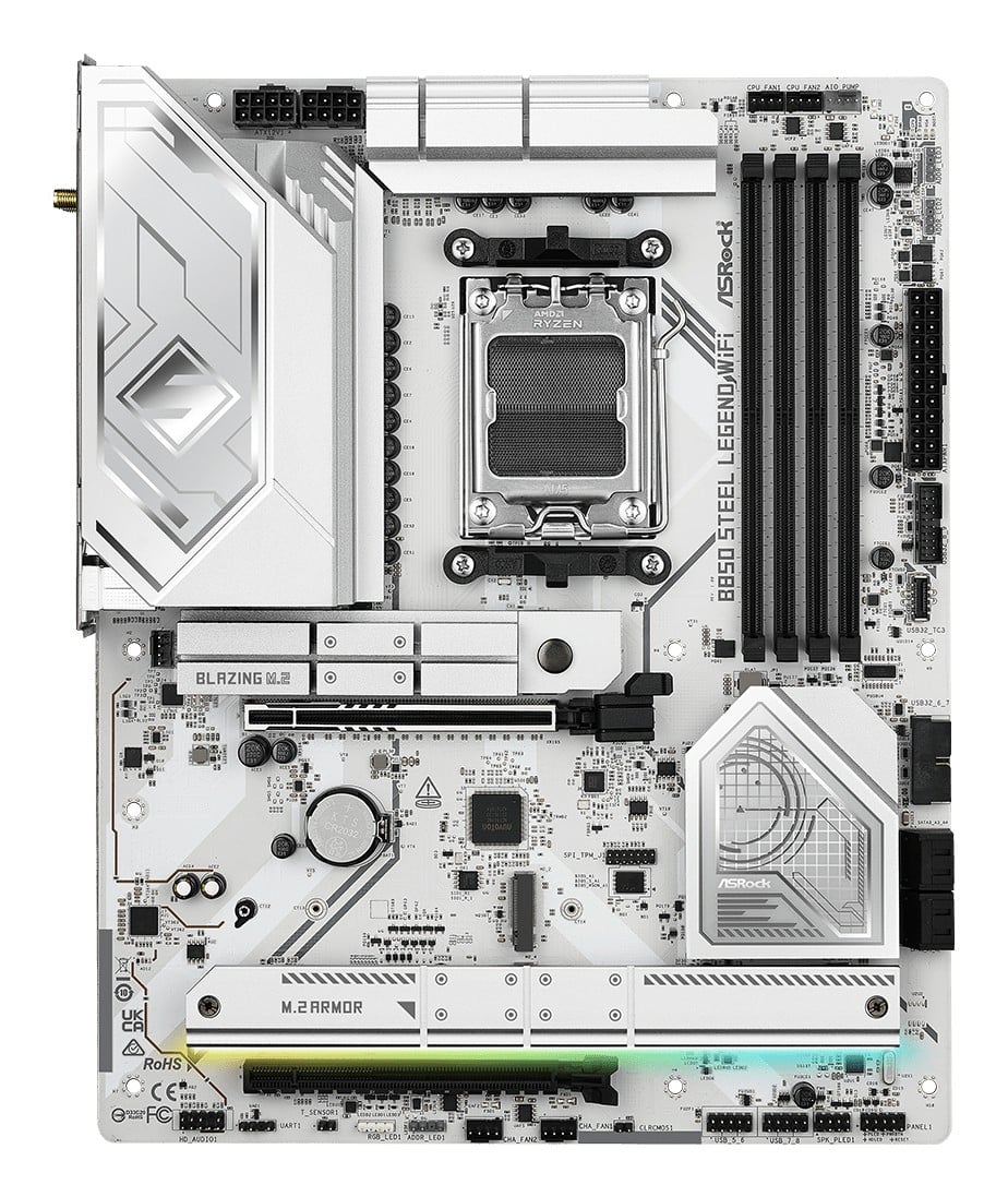 Asrock B850 Steel Legend WiFi AMD B850 Emplacement AM5 ATX