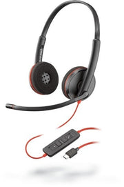 POLY Blackwire 3220 Casque Avec fil Arceau Appels/Musique USB Type-C Noir