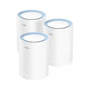 Cudy M1200 3-PACK systeme Wi-Fi maillé Bi-bande (2,4 GHz / 5 GHz) Wi-Fi 5 (802.11ac) Blanc 1 Interne