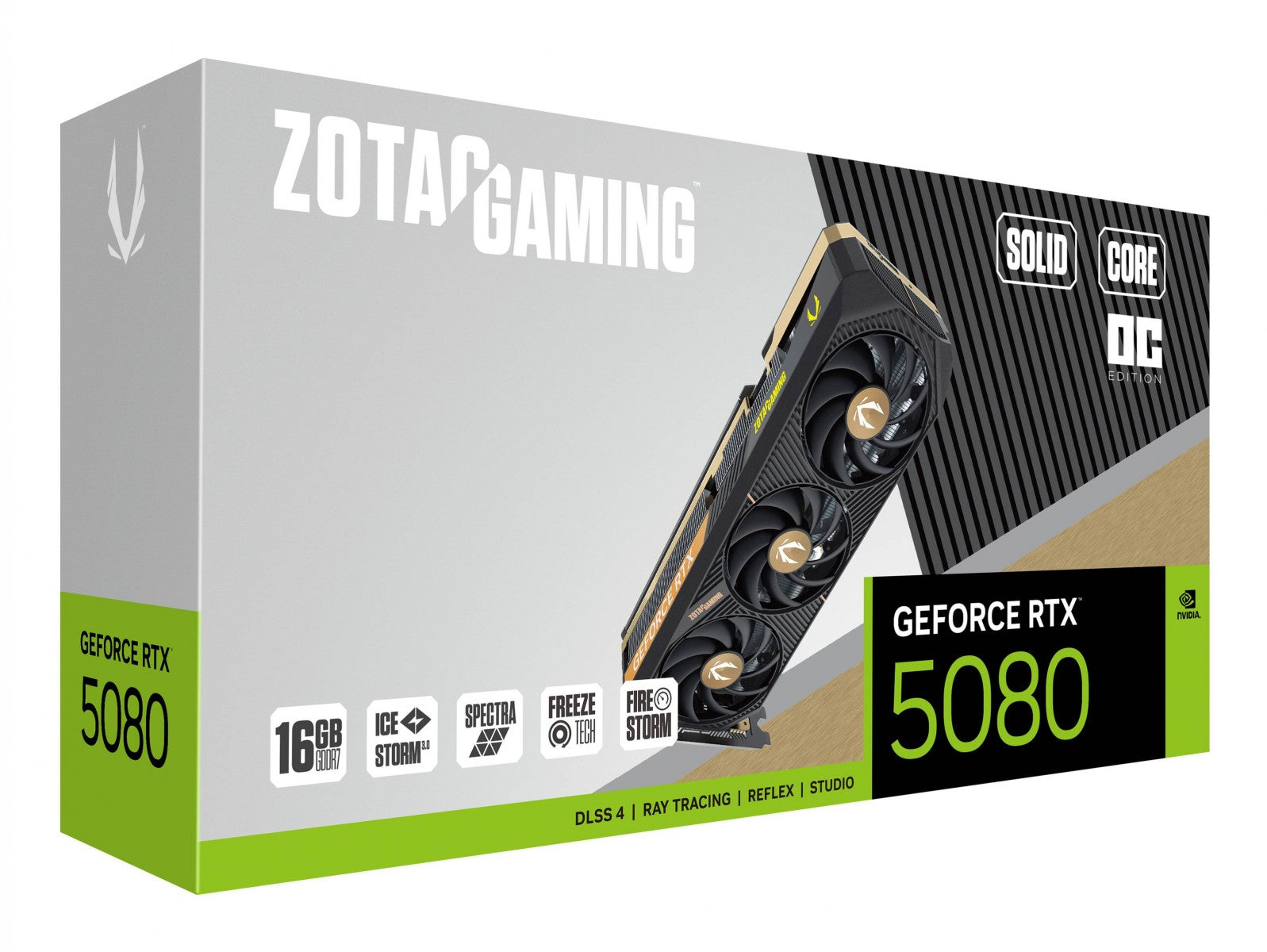 ZOTAC GAMING GeForce RTX 5080 SOLID CORE OC 16Go GDDR7