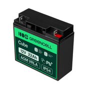 Green Cell AGM 12V 22Ah VRLA Battery Gel deep cycle scooter mower boat barge