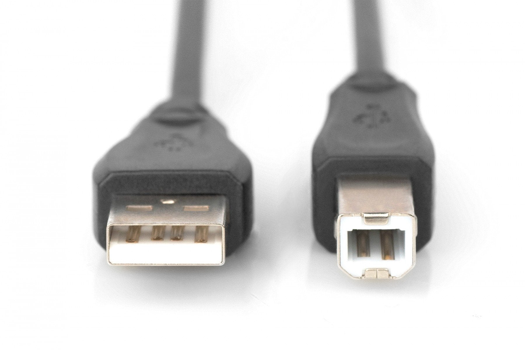 Digitus AK-300105-018-S câble USB USB 2.0 USB A USB B 0,48 Gbit/s Noir