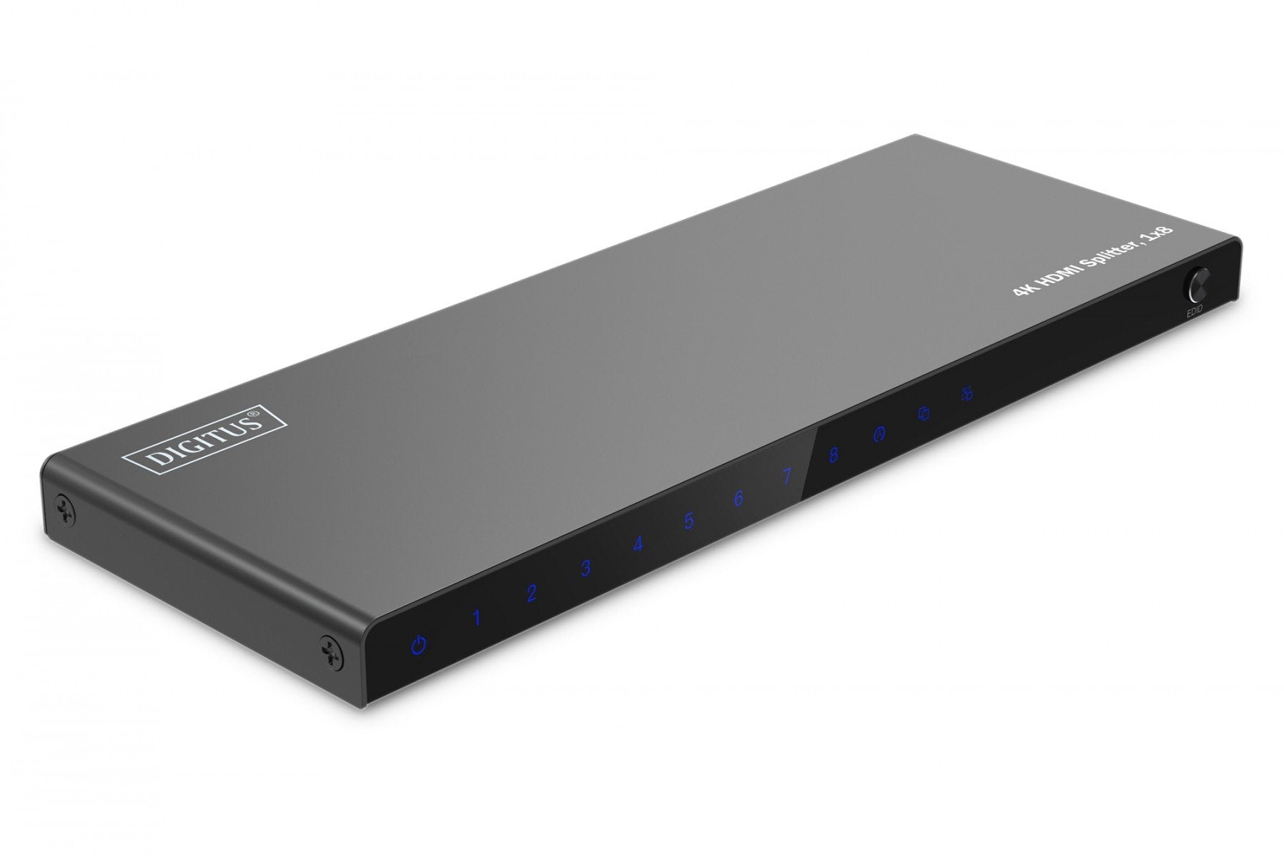 Répartiteur HDMI 1x8, 4K/60Hz UHD avec HDR, 18 Gbps, HDCP 2.2, EDID