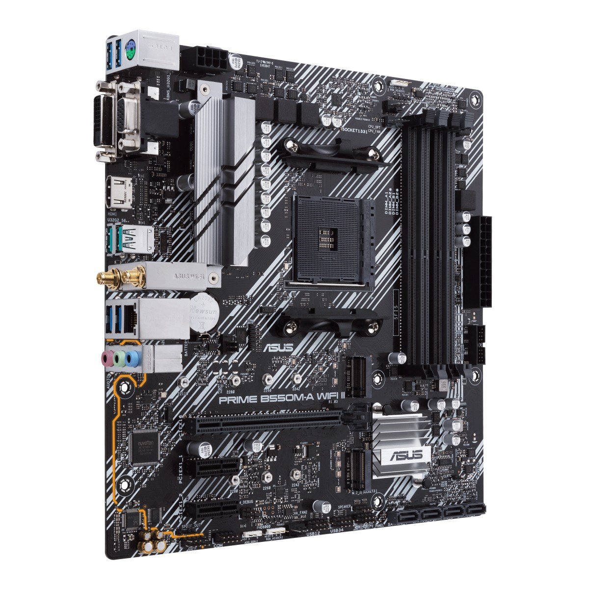 ASUS PRIME B550M-A WIFI II AM4 mATX MB 4xDDR4 2xM.2 4XSATA