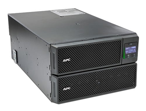 APC Smart-UPS SRT 8000VA RM UPS rack-mountable AC 230V 8000Watt 8000VA Ethernet 10/100 USB output connectors 14 6U Black