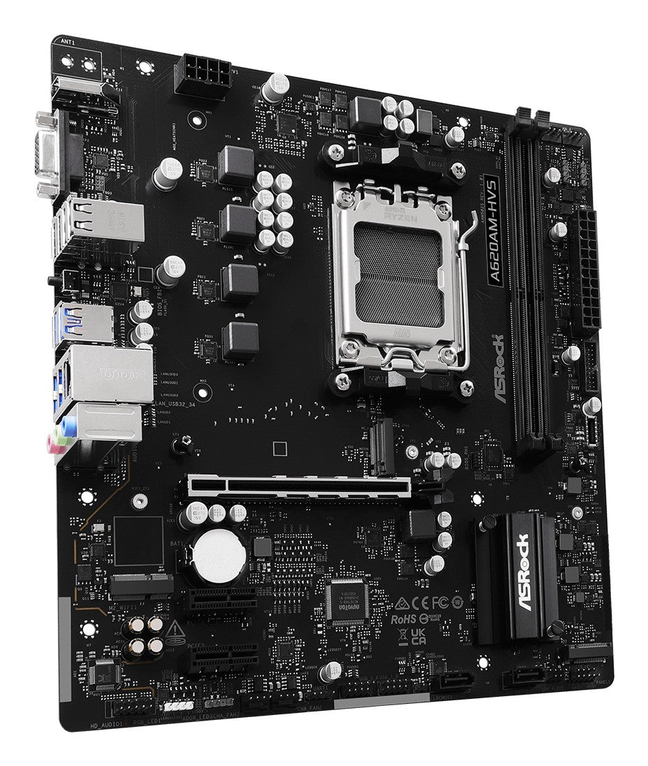 Asrock A620AM-HVS AMD A620A Emplacement AM5 micro ATX