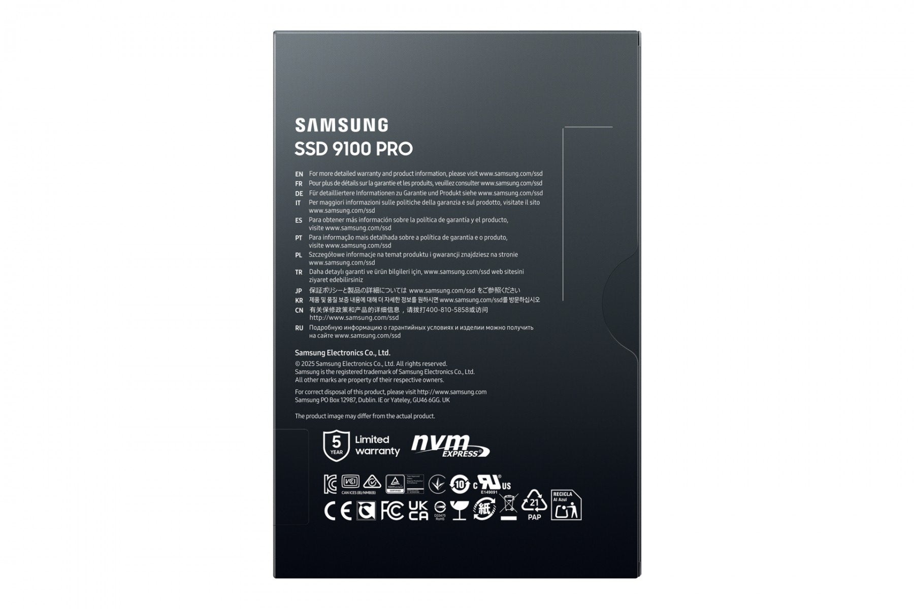 9100PRO 1TB SSD M.2 NVMe PCIe 5