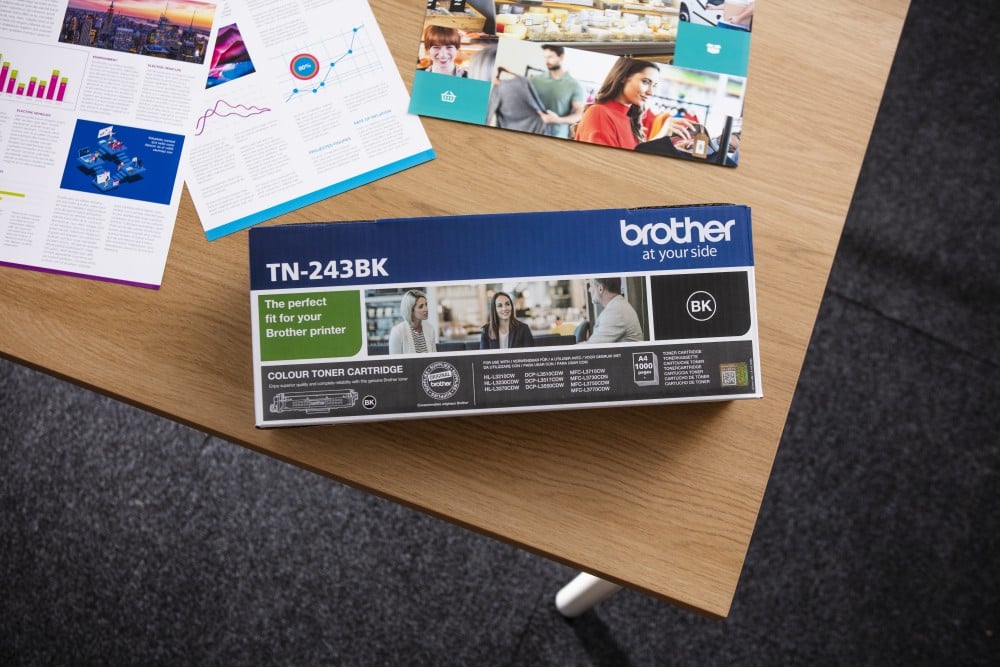 BROTHER TN243BK Toner noir standard de 1000 pages pour Hl-L32xx DCP-L35xx MFC-L37xx
