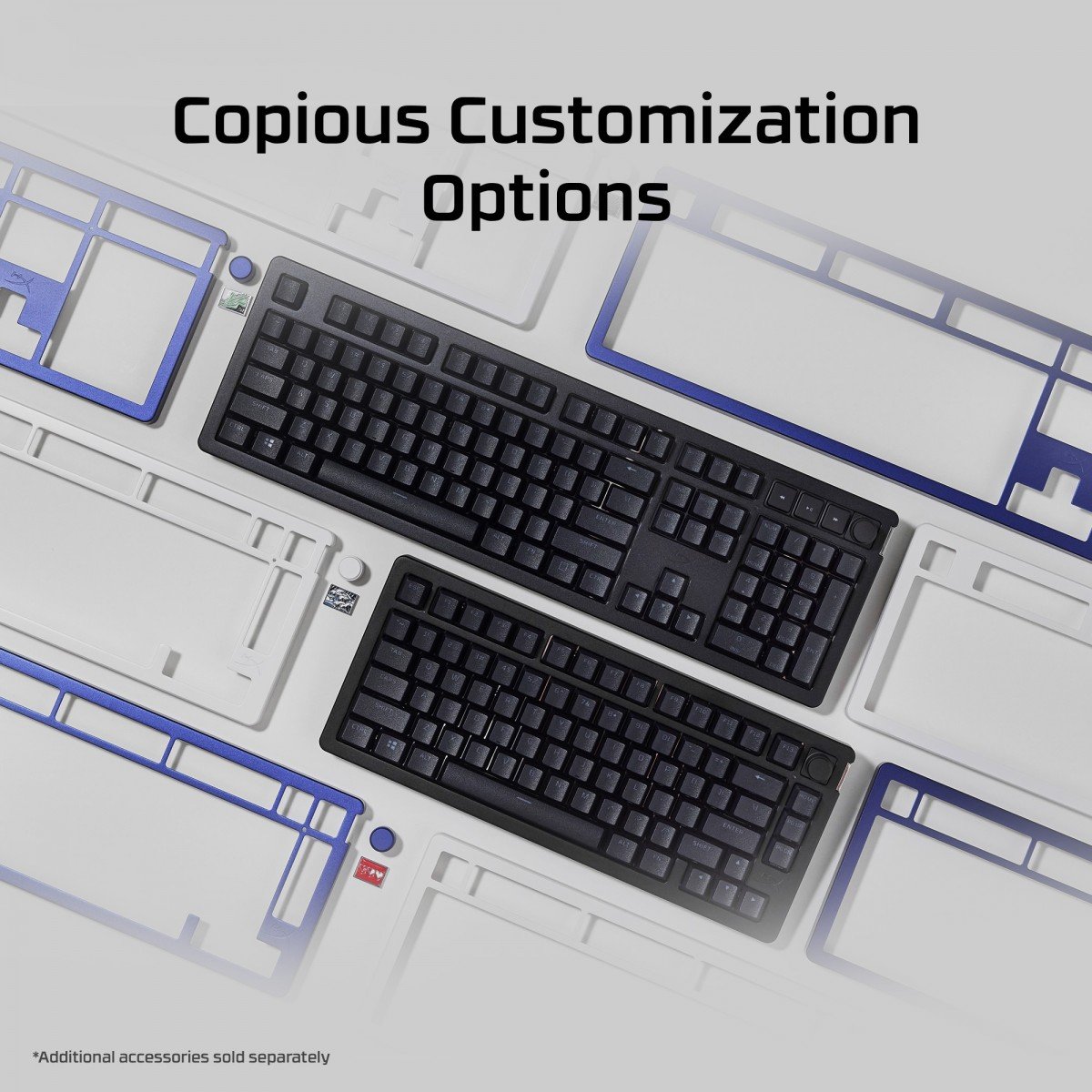 Clavier mécanique HyperX Alloy Rise RGB - Interrupteurs linéaires HyperX - QWERTY US INT