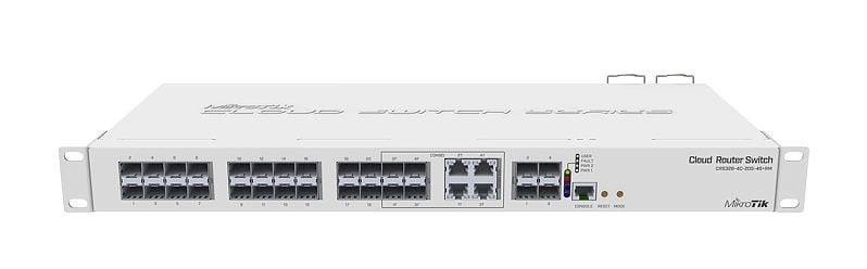 Mikrotik CRS328-4C-20S-4S+RM commutateur réseau Géré L2/L3 1U Blanc