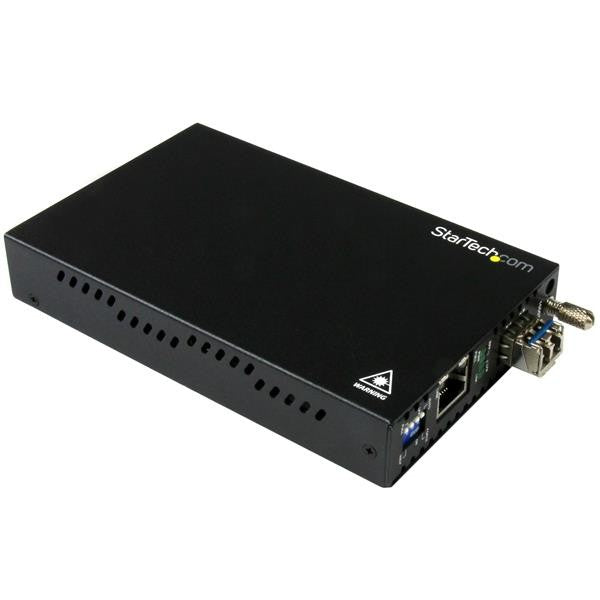 GbE Fiber Media Converter - SM LC 10 km