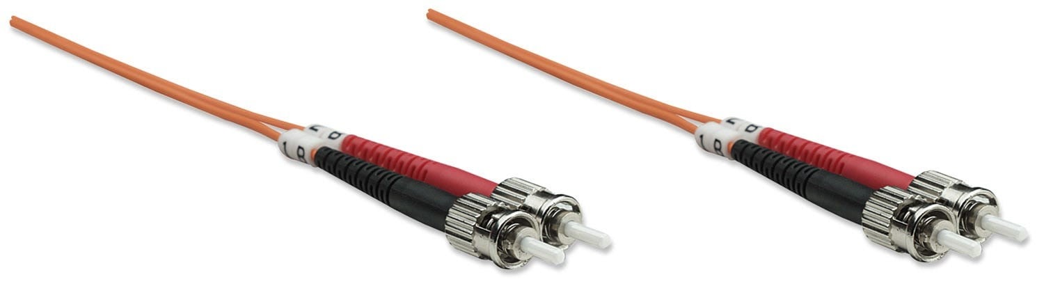 Intellinet 2.0m ST M/M câble de fibre optique 2 m OM2 Orange