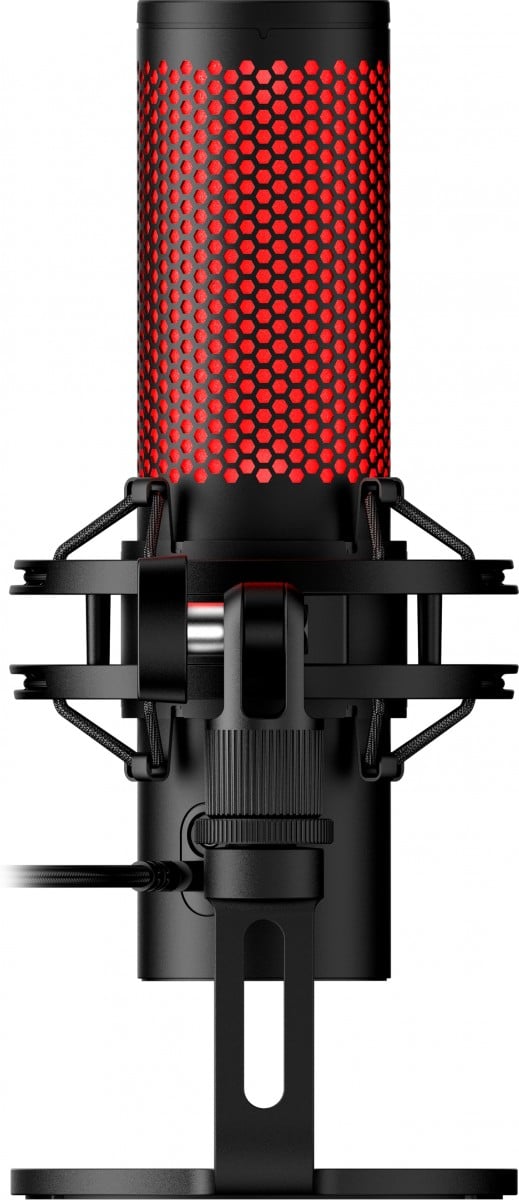 Microphone a condensateur HyperX QuadCast 2, USB, filtre anti-pop, noir
