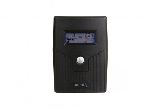UPS Line-Interactive LCD BASIC, 800VA/480W, 1x12V/9A, AVR, 2x Schuko CEE 7/3