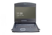 "Digitus DS-72211-4GE support d'ordinateurs 48,3 cm (19"") 1366 x 768 pixels Noir 1U"