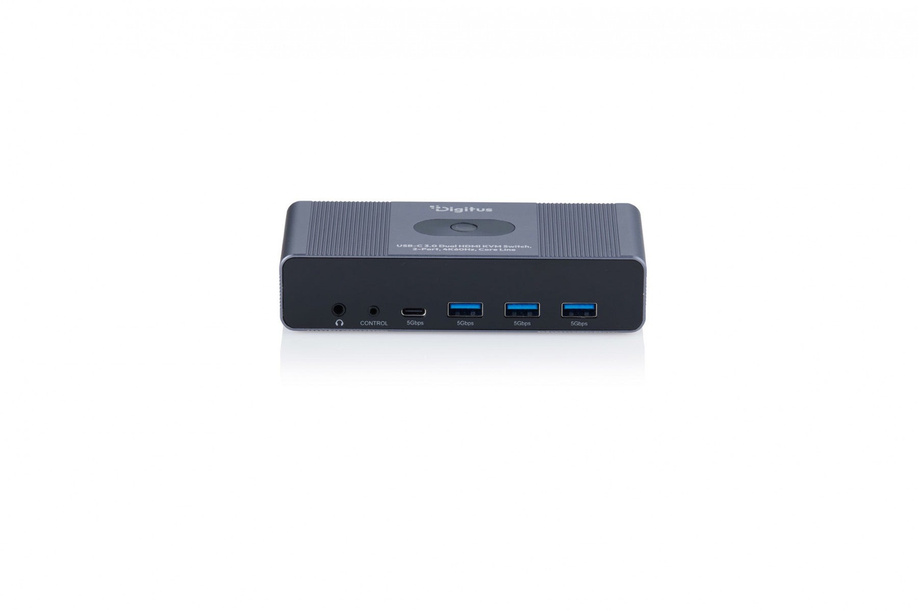 Digitus DS-12856 Commutateur KVM HDMI 2x2 | UHD 4K@60Hz | 3x USB-A 3.1 Gen1 | 1x USB-C USB 3.1 Gen1 | Audio | Core Line