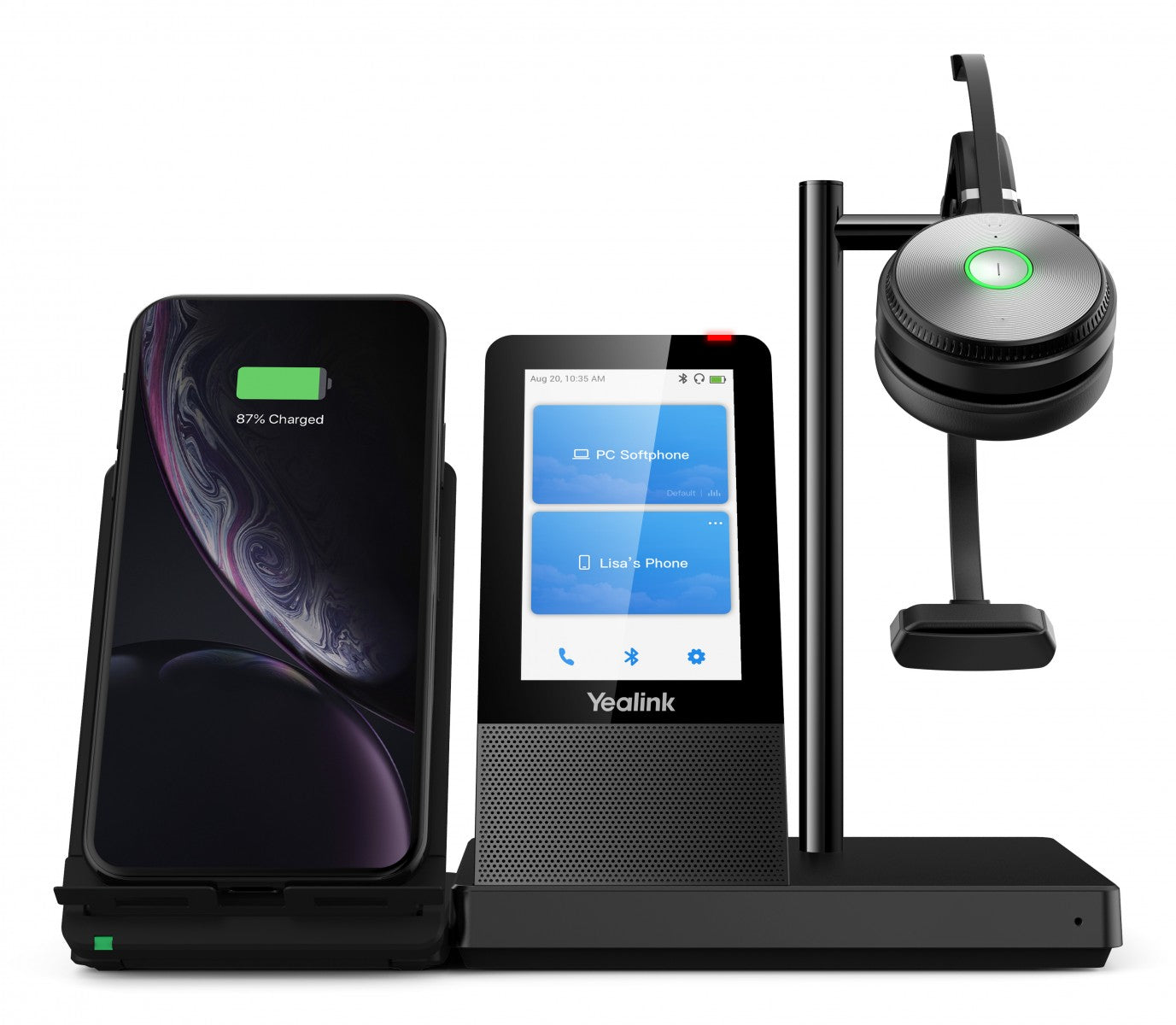 Yealink WH66 MONO UC Casque de bureau sans fil avec Bluetooth portée de 160m