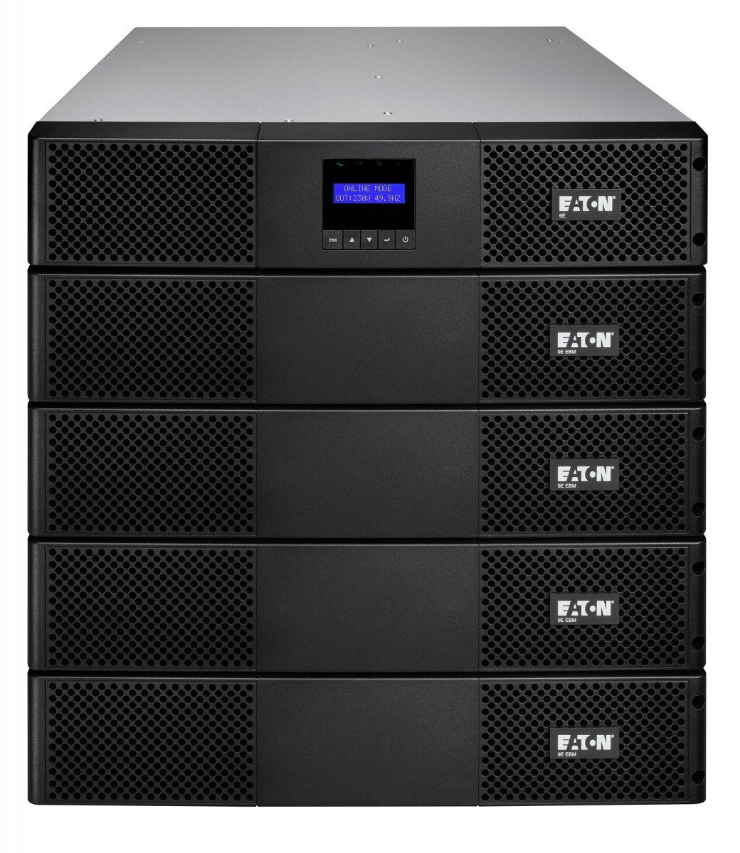 Eaton 9E3000IR alimentation d'énergie non interruptible Double-conversion (en ligne) 3 kVA 2700 W 7 sortie(s) CA