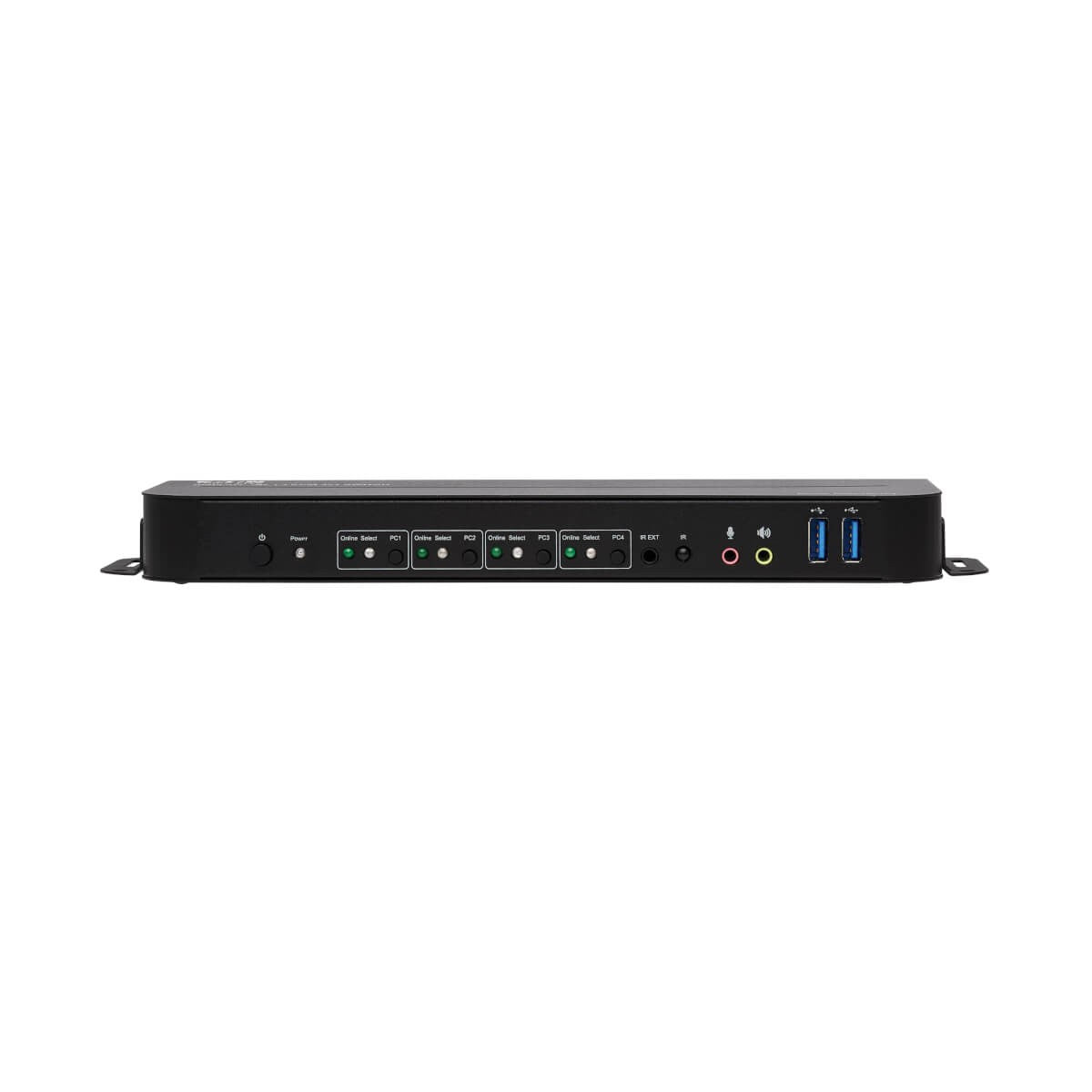 EATON TRIPPLITE Commutateur KVM 4 ports DisplayPort/USB 4K 60 Hz HDR HDCP 2.2 IR DP 1.4 partage USB