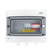 EMITER EM-470_AC Tableau de distribution AC, IP65, SPD AC Dehn type 2, disjoncteur 50A 3-F, RCD type A 63A/300mA