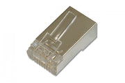 Connecteur modulaire CAT 6, 8P8C, blindé, pour câble rond, connecteur a deux parties, pour câble rond, connecteur a deux parties