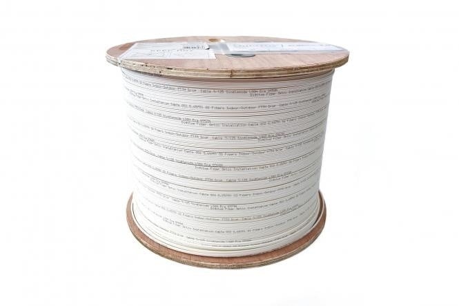 Câble coaxial DIGITUS RG-6, 75 Ohm, blindé (2x feuille + 77% tresse), Fca, PE, 100 m, noir