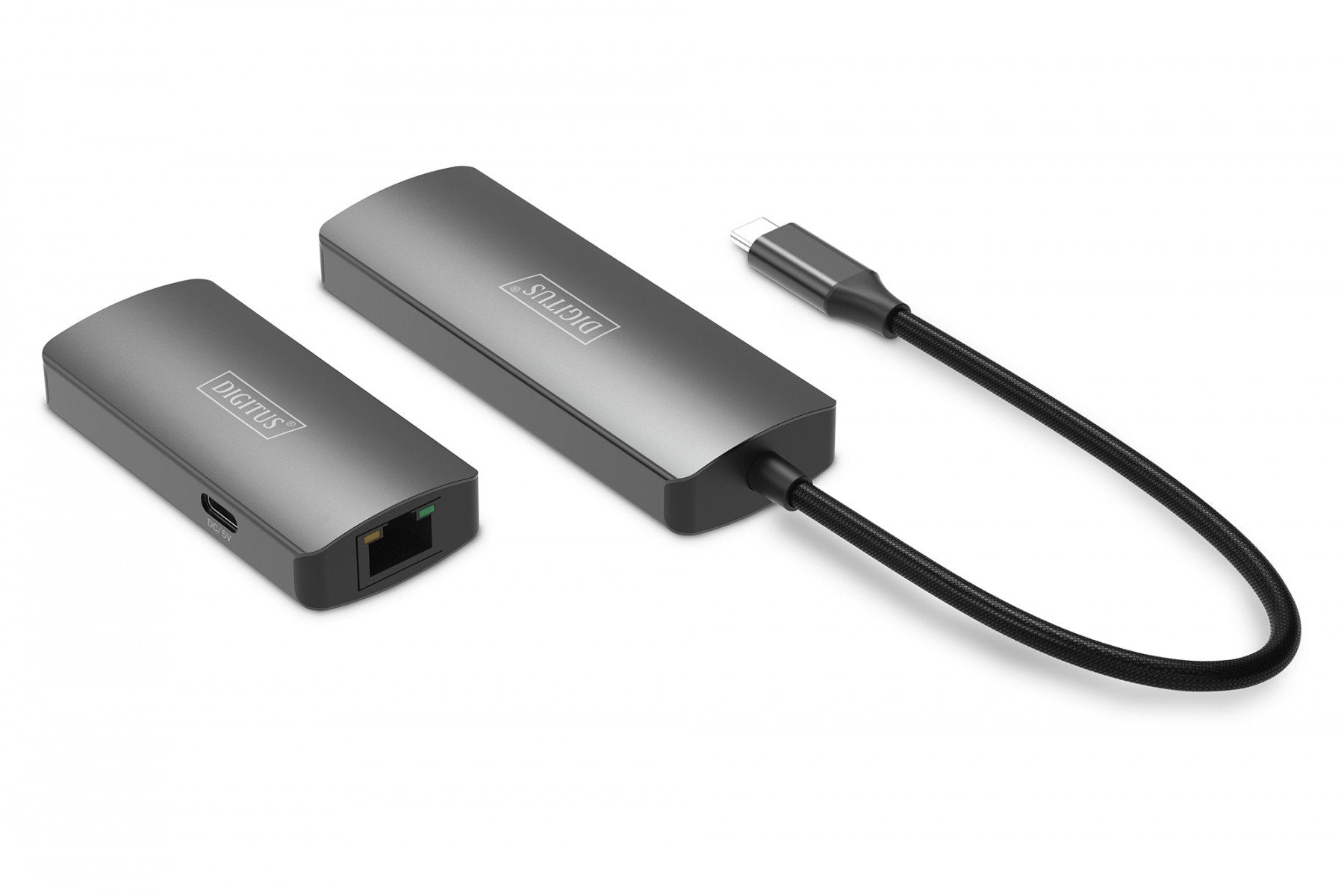 Extenseur USB-C vers HDMI 30m sur paire torsadée Cat.6 4K120Hz HDCP 2.3 (ensemble)