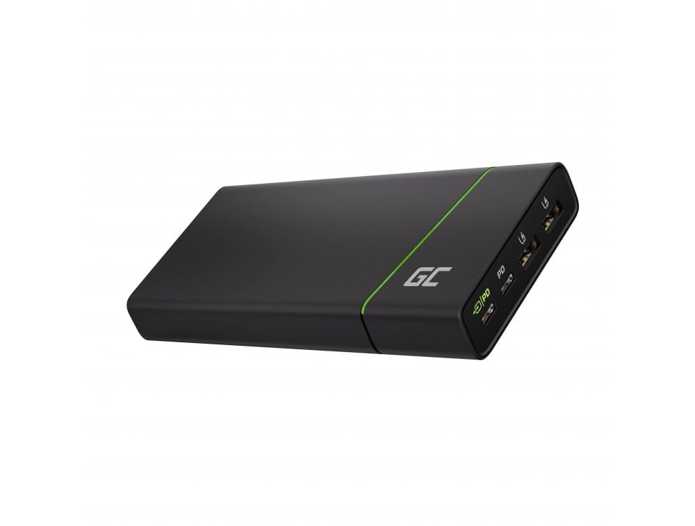 Green Cell PowerPlay Ultra banque d'alimentation électrique Lithium-Ion (Li-Ion) 26800 mAh Graphite