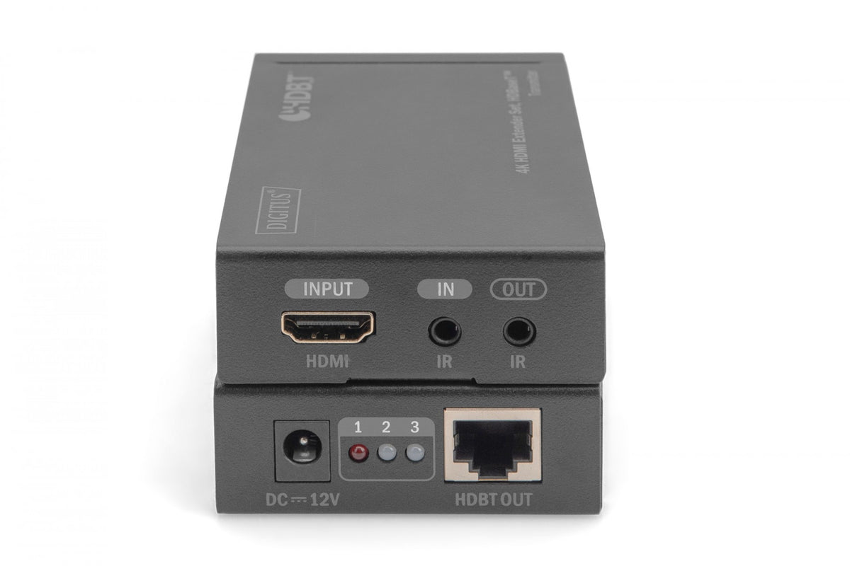 Digitus DS-55500 extension audio/video Émetteur et récepteur AV Noir
