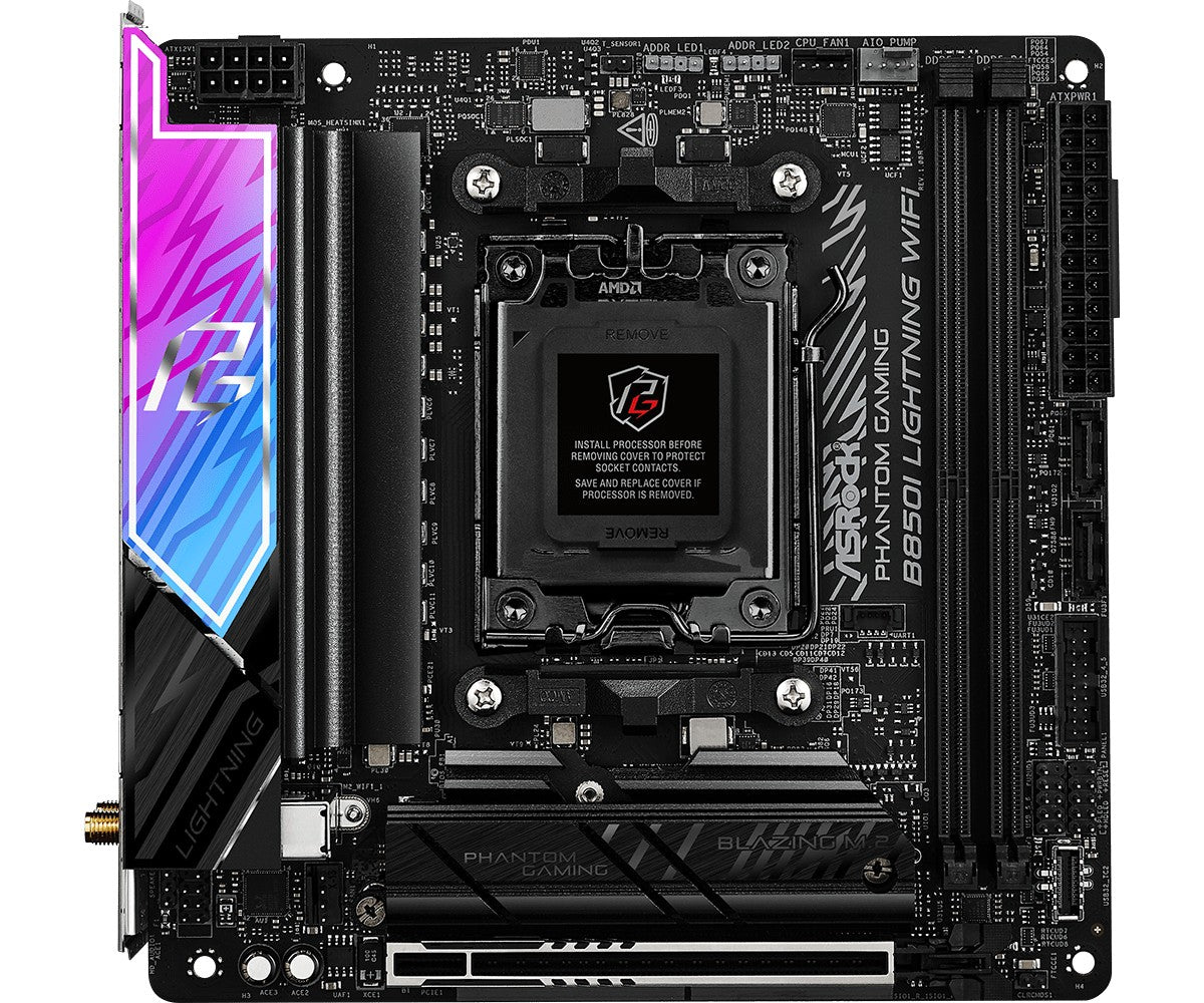 ASRock B850I Lightning WiFi Carte mere Mini ITX pour processeurs AMD Ryzen 7000 Series