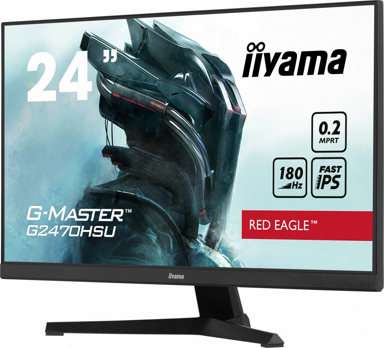 "iiyama G-MASTER G2470HSU-B6 écran plat de PC 60,5 cm (23.8"") 1920 x 1080 pixels Full HD LCD Noir"