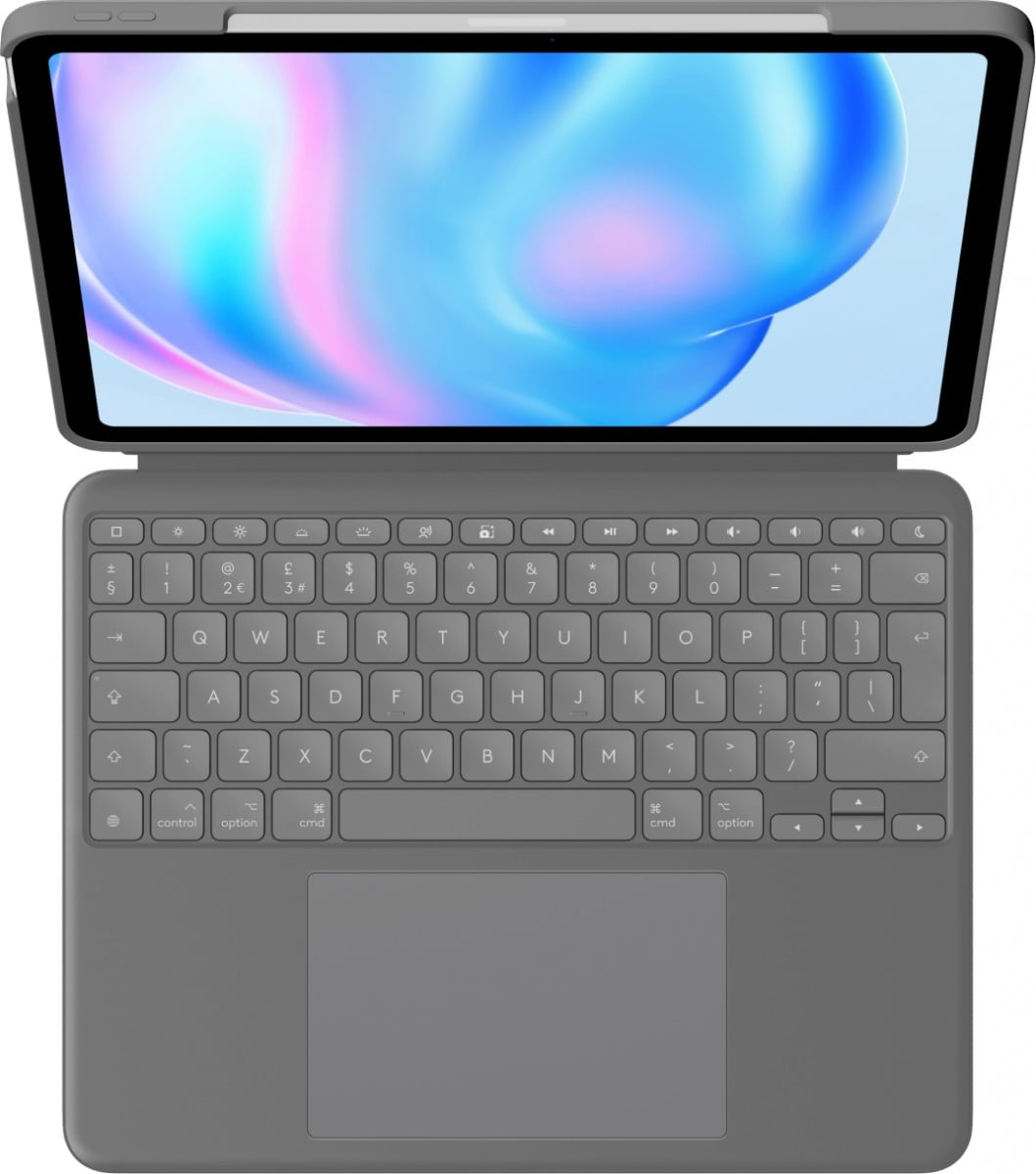 Logitech Combo Touch QWERTY Anglais britannique Smart Connector Gris
