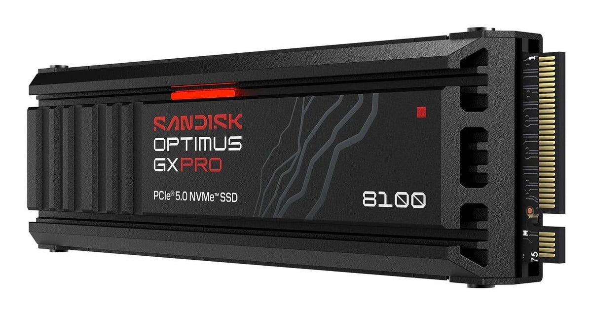 SSD OPTIMUS GXPRO 8100 PCIe5 NVMe 4TB HS