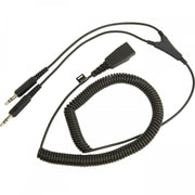 PC Wire QD to 2 jackconnector