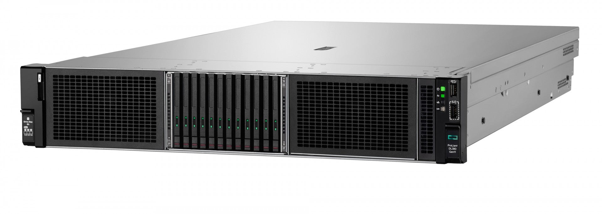 HPE ProLiant DL380 Gen11 4510 2.4GHz 12c 1P 2x32GB-R 8SFF 1x7.68TB NVMe SSD 2x1000W PS EU Server