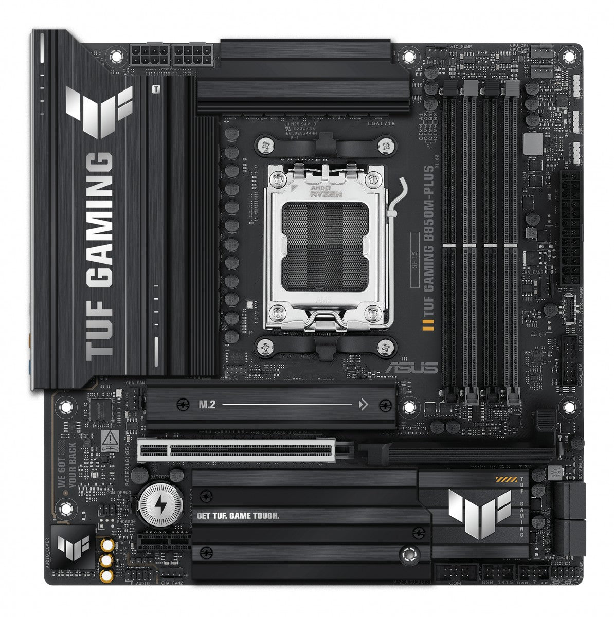 ASUS TUF GAMING B850M-PLUS AM5 DDR5 micro ATX MB 1xHDMI 1xDP 3xM.2 4xSATA