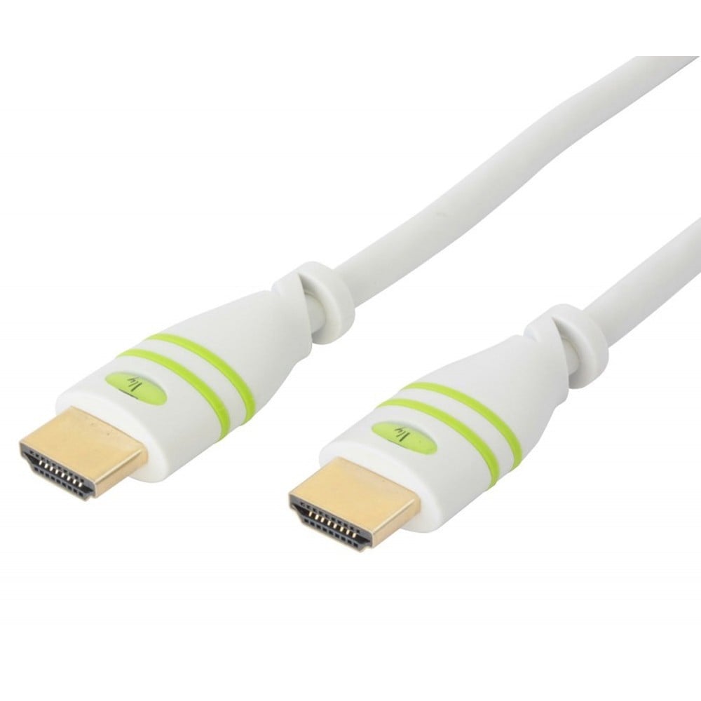 Techly ICOC HDMI-4-100WH Câble HDMI vers HDMI 1.4 M/M 10m Blanc