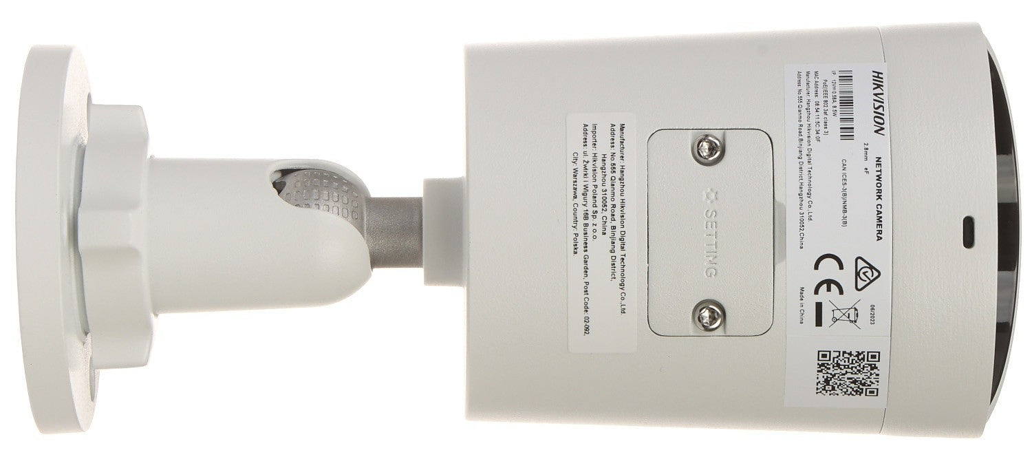 Hikvision DS-2CD2083G2-LI2U(2.8mm) 8 MP caméra réseau Bullet avec Acusense et éclairage hybride intelligent fixe