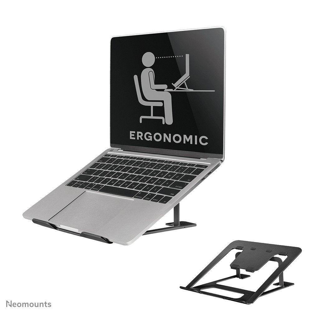 NEOMOUNTS NSLS085BLACK Support pour ordinateur portable 10-17p - pliable - compact - universel