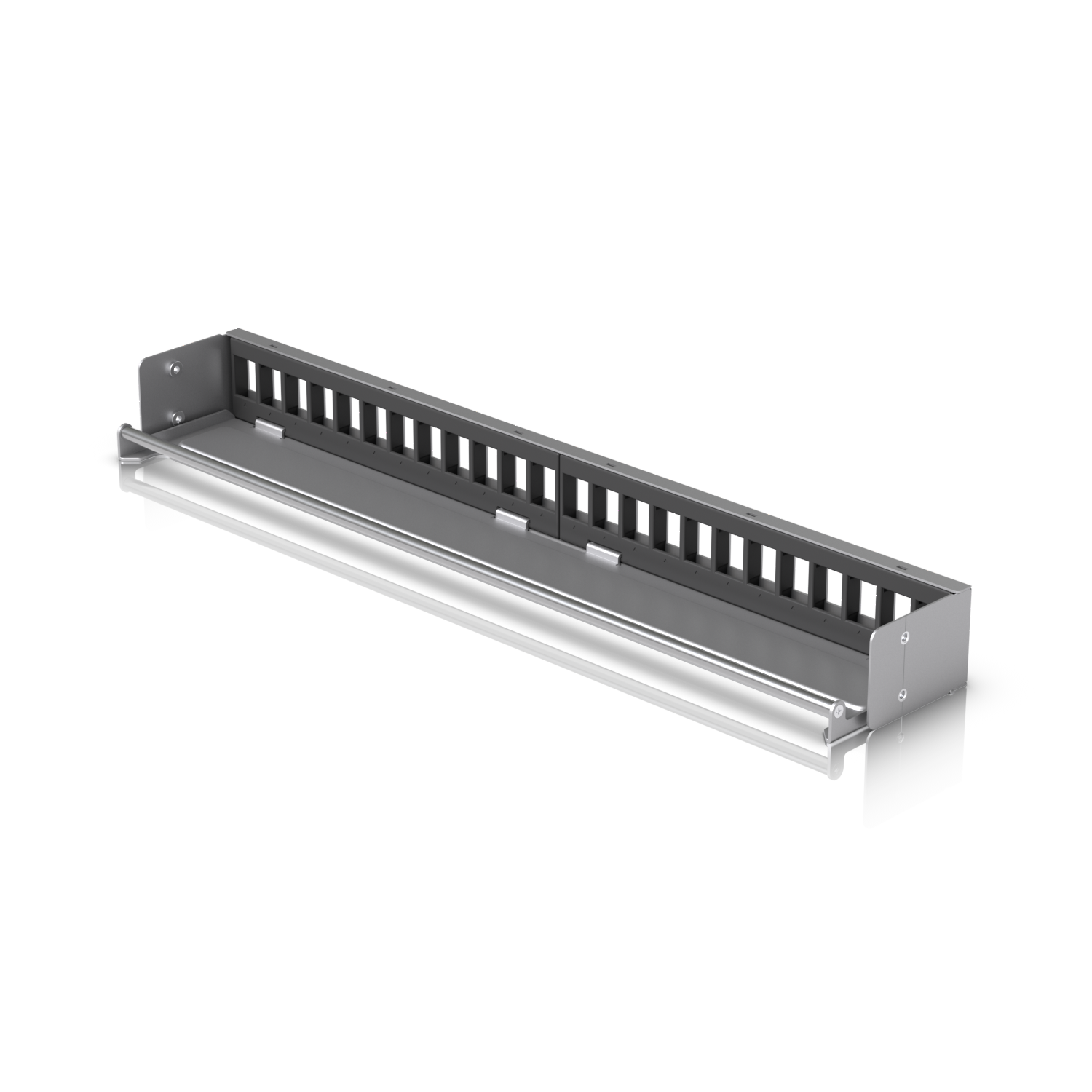 Rack mount 24-port blank patch panel