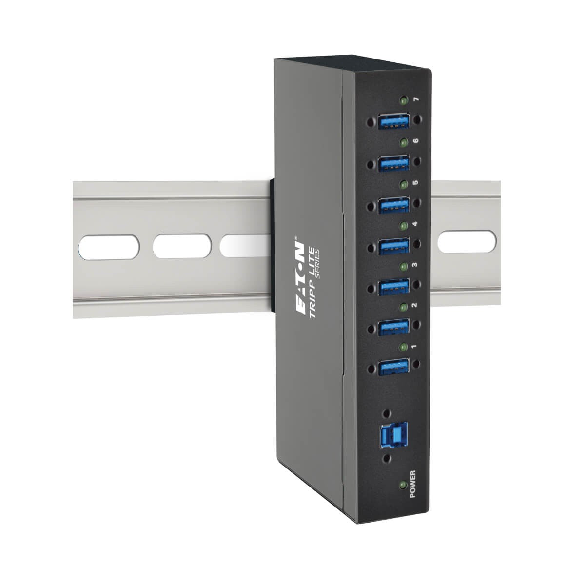 Eaton Tripp Lite 7-Port Industrial-Gra
