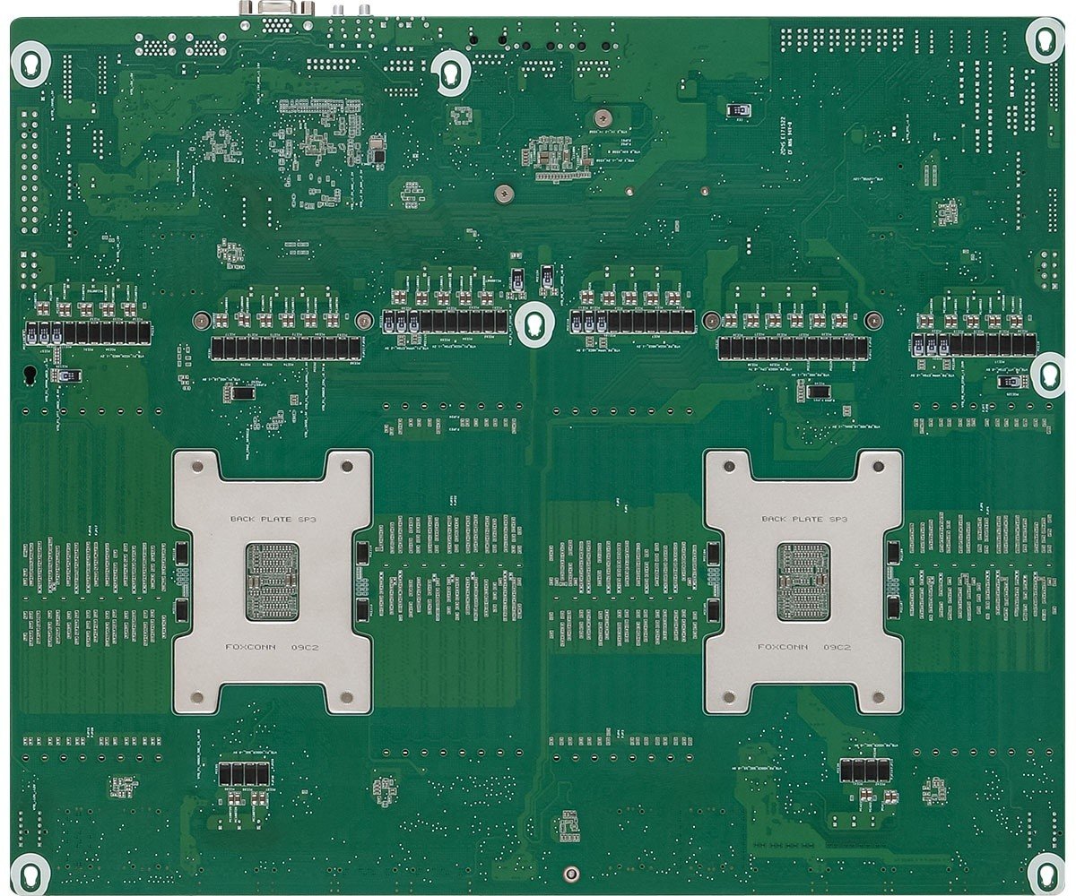 ASRock ROME2D32GM-2T, 1xSKT SP3, AMD EPYC 7003, SoC, SATA, NVMe, 1xM.2, 2x10GbE, IPMI
