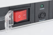 Digitus Bloc multiprise avec profilé en aluminium et protection contre la surcharge, prise électrique a contact de protection avec 7 sorties, connecte