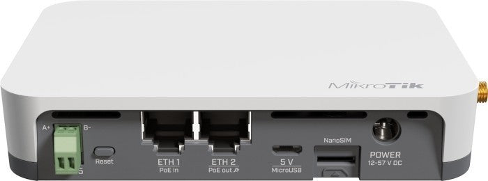 MikroTik KNOT LR9 Kit, IoT Gateway, LoRa, 2x Ethernet Ports, 2.4GHz WiFi, PoE