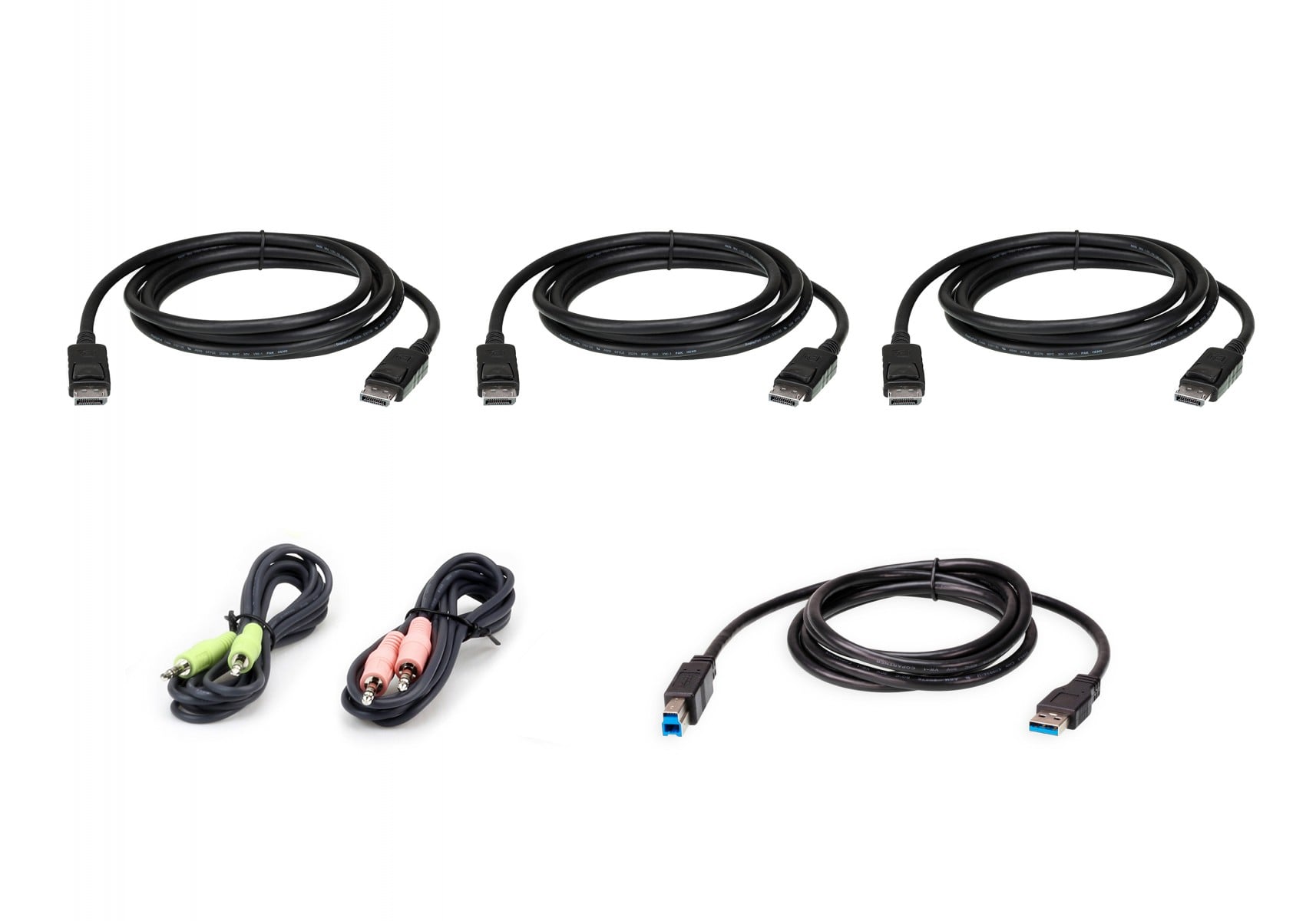 ATEN 2L-7D02UDPX6 câble kvm Noir