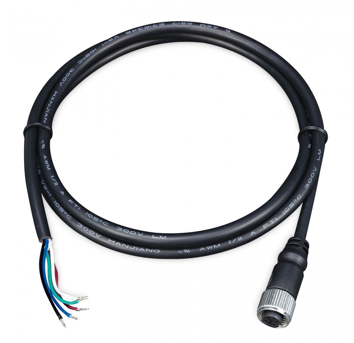 PLANET 5-Pin A-Coding M12 Female to unité d'alimentation d'énergie