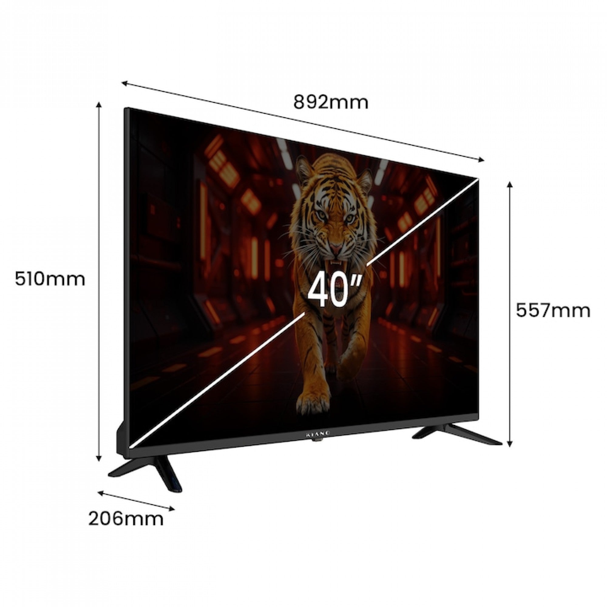 "Kiano Elegance TVTL40 Tizen OS Powered by Samsung LED 40"" FHD"